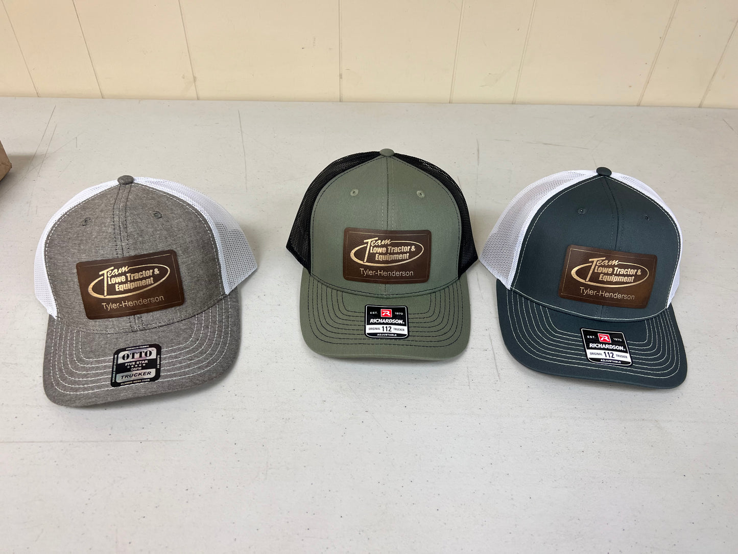 Custom Leatherette Hats