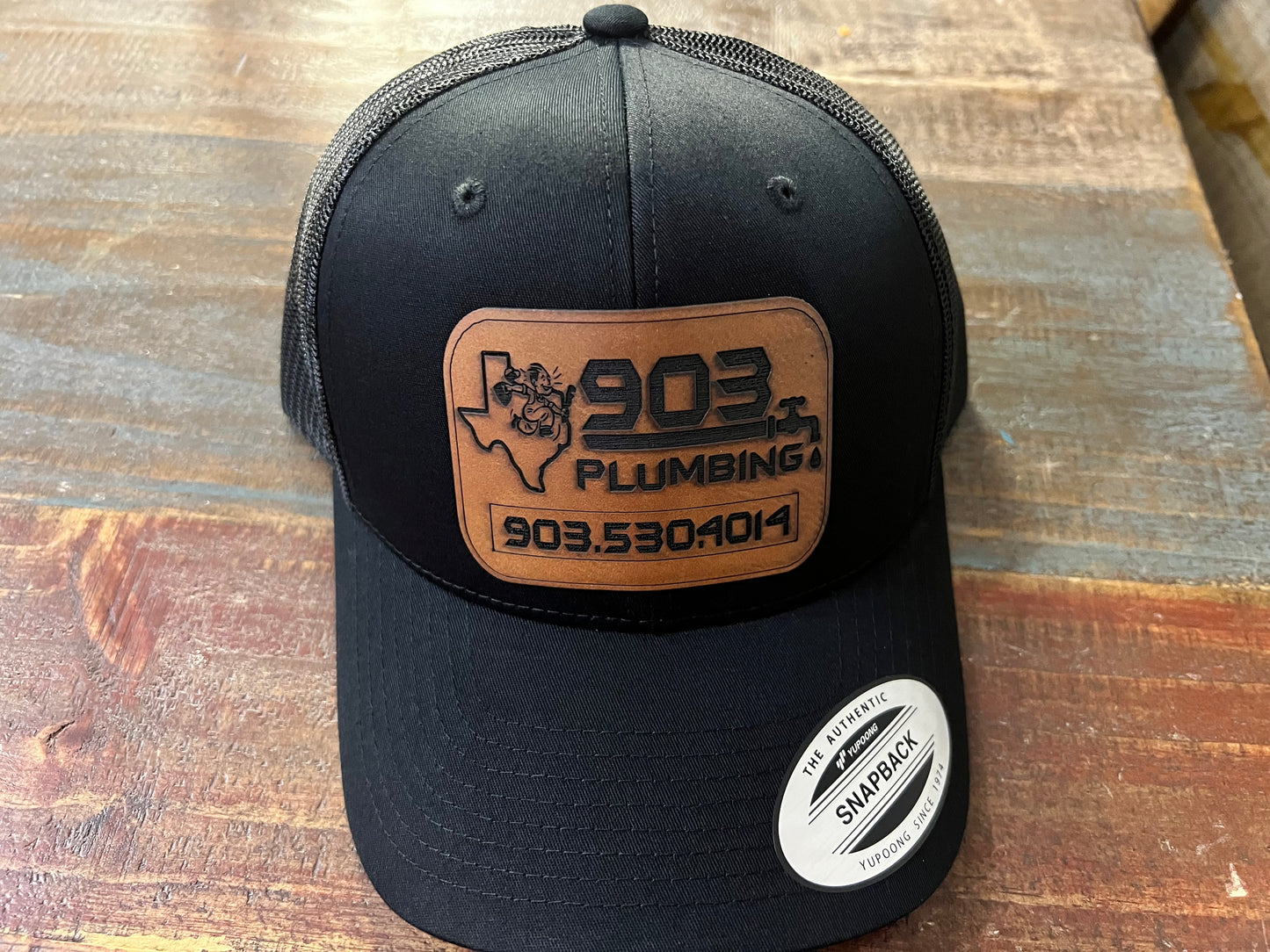 Custom Leatherette Hats